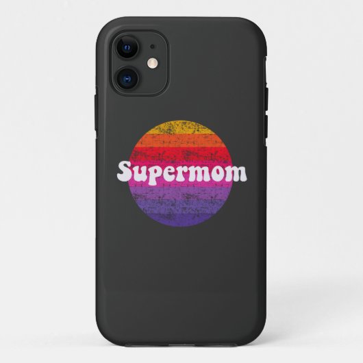 Supermoeder voor beste moeder Case-Mate iPhone case (Achterkant)