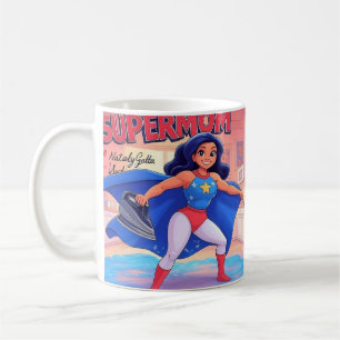 SUPERMOM Mug - Drôle cadeau Superhero pour maman