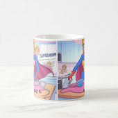 SUPERMOM Mug - Joli cadeau Superhero pour maman (Centre)