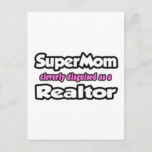 SuperMom...Realtor Briefkaart