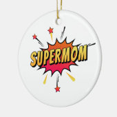 Supermom Retro Comic Pop Art | Ornement (Gauche)