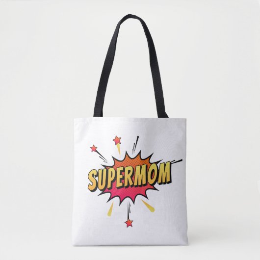 Supermom Retro Comic Pop Art| Sac fourre-tout (Devant)