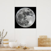 Supermoon Moon Poster (Keuken)