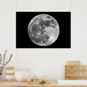 Supermoon Moon Poster (Keuken)