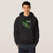 Supermoto Green Hoodie (Voorkant volledig)