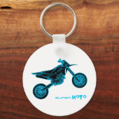 SuperMoto Wheelie Sleutelhanger (Voorkant)