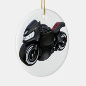 Supermotorfiets in zwart keramisch ornament (Rechts)