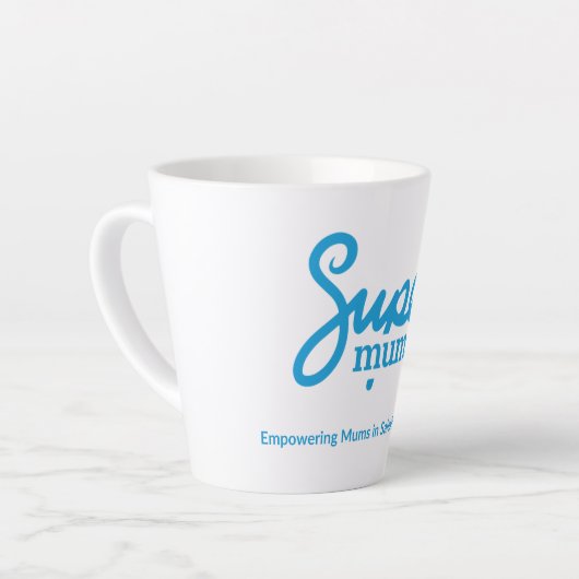 Supermum Latte Mug (Angle gauche)