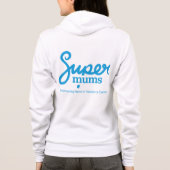 Supermums Sweat - shirt à capuche zippé - Blanc (Dos)