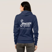 Supermums Zipped Sweat - shirt à capuche - Marine (Dos entier)