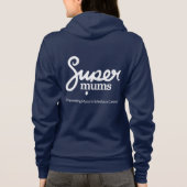 Supermums Zipped Sweat - shirt à capuche - Marine (Dos)