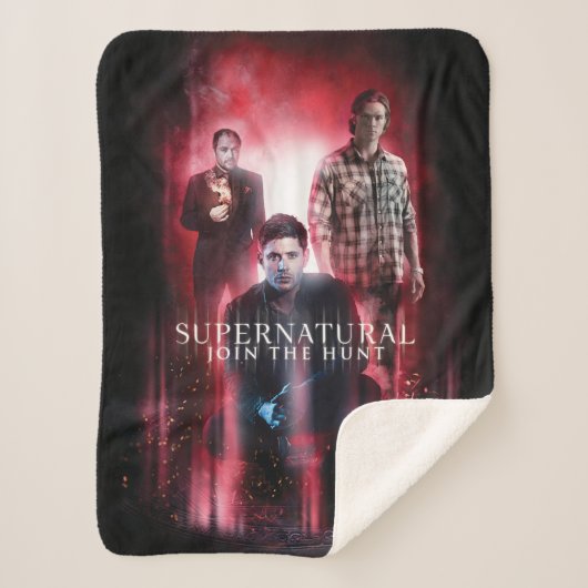 Supernatural Crowley, Dean en Sam Sherpa Deken (Voorkant)