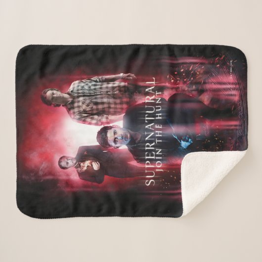 Supernatural Crowley, Dean en Sam Sherpa Deken (Voorkant (horizontaal))