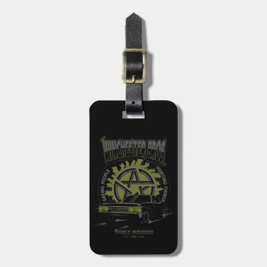 Supernatural "De Winchester Bros" Auto Graphic Bagagelabel (Voorkant verticaal)