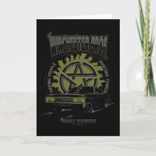 Supernatural "De Winchester Bros" Auto Graphic Kaart
