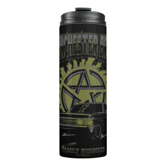 Supernatural "De Winchester Bros" Auto Graphic Thermosbeker (Voorkant)