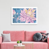 Supernatural Flower Canvas Afdruk (Insitu (Woonkamer))