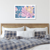 Supernatural Flower Canvas Afdruk (Insitu (Slaapkamer))