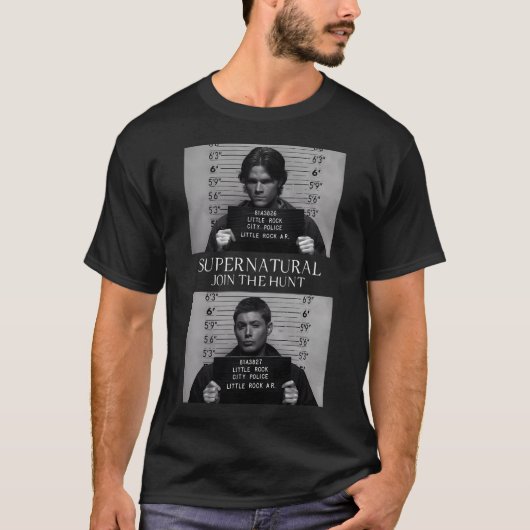 Supernatural Mugshot's T-shirt (Voorkant)