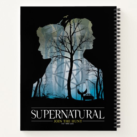 Supernatural Winchester Bros Forest Graphic Notitieboek (Achterkant)