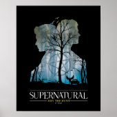 Supernatural Winchester Bros Forest Graphic Poster (Voorkant)