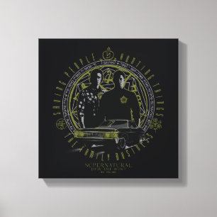 Supernatural Winchester Brothers Familiebedrijf Canvas Afdruk