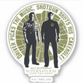 Supernatural Winchester Brothers "Shotgun" Sticker (Voorkant)