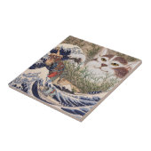 Supernatuurkat bij de Grote Golf Tegeltje (Zijkant)