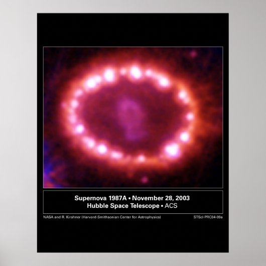 Supernova1987A-2004-09a Poster (Voorkant)