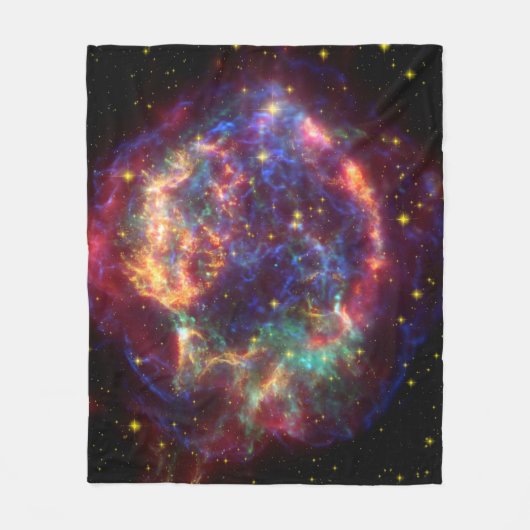 Supernova cassiopeia A Fleece Deken (Voorkant)