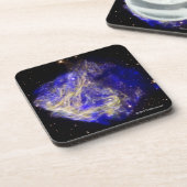 Supernova Remnant N49 Bier Onderzetter (Linkerzijde)