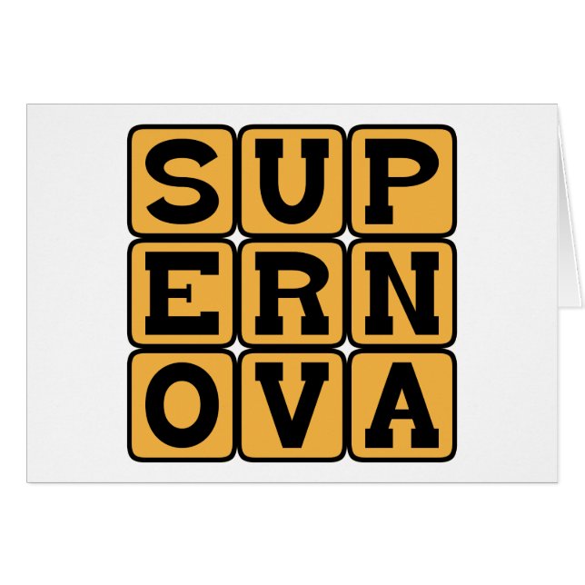 Supernova, Stellar Explosie (Voorkant Horizontaal)