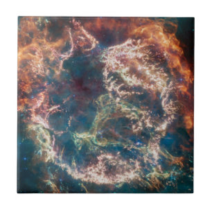 Supernovaresten Cassiopeia A. Tegeltje