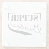 Superoma Glazen Onderzetter (Achterkant)