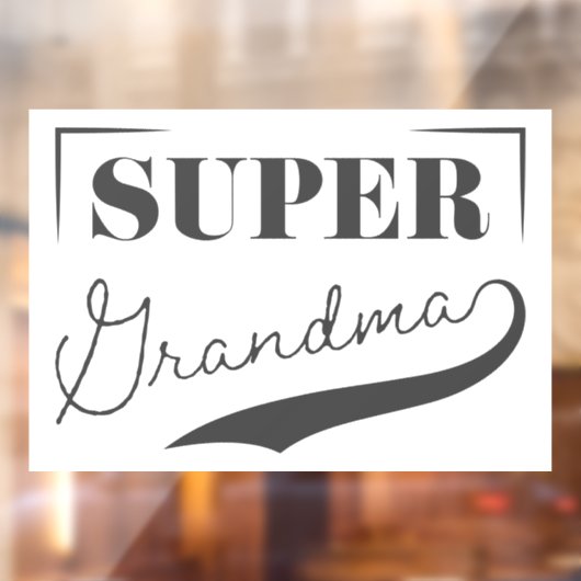 Superoma Raamsticker (Vel 2)