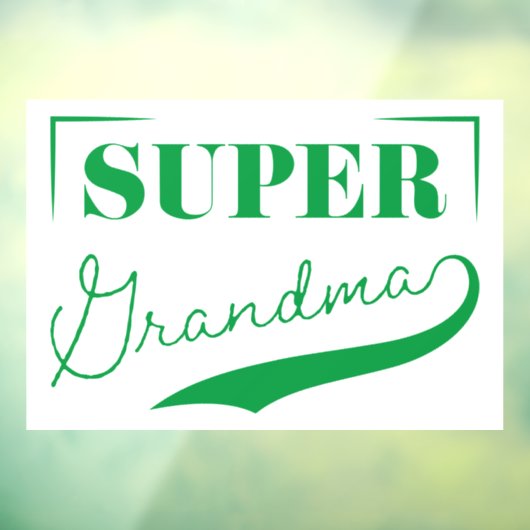 Superoma Raamsticker (Vel 3)