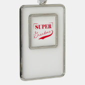 Superoma Verzilverd Kader Ornament (Rechts)