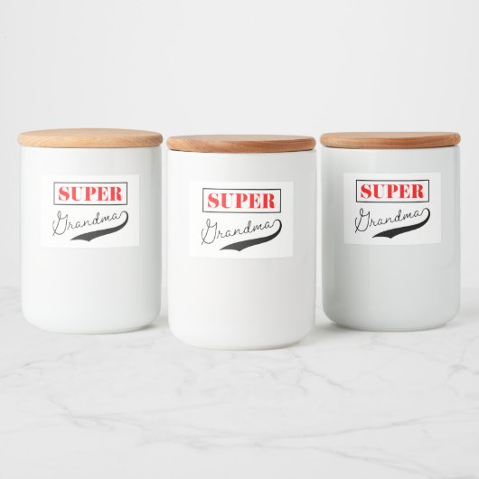 Superoma Voedselcontainer Etiket (Flessen)