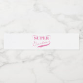 Superoma Waterfles Etiket (Enkel label)