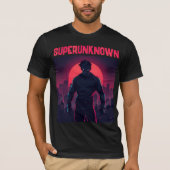 Superonbekende manga superheld t-shirt (Voorkant)
