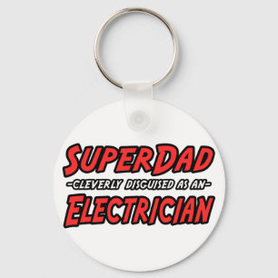 SuperPap...elektricien Sleutelhanger