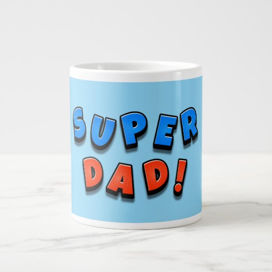 Superpapa Extra Grote Beker (Voorkant)