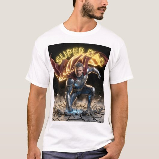 Superpapa T-shirt (Voorkant)