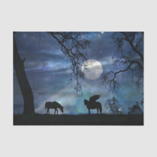 Superpapier voor  Unicorn en Pegasus-weefsel Tissuepapier