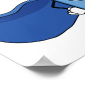 Superpil Cartoon Held Karakter Poster (Hoek)