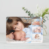 Superposer le Faire-part de naissance de garçon à (Debout devant)