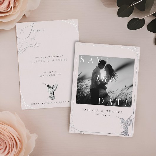 Superposition de photo pour faire-part de mariage