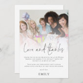 Superposition de photos Mariage Amour Merci (Devant / Derrière)