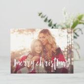 Superposition esquissée | Carte photo de vacances (Debout devant)