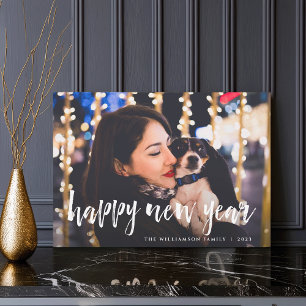 Superposition esquissée Joyeux Carte photo du no